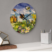Schattige Kinderkunst Grote Klok