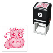Schattige kindernaam  zelfinktende stempel (In situ)