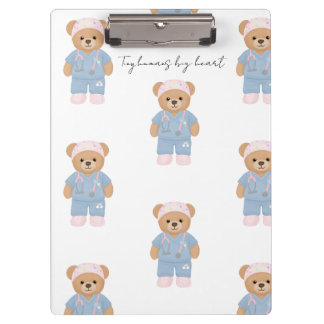 Schattige Kinderverpleegster Klembord