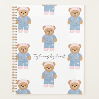Schattige kinderverpleegster planner