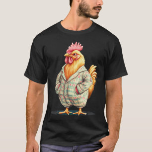 Schattige Kip In Slaap-Tijd Voor Volwassenen En T-shirt