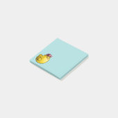 Schattige kipontwerp - Funny Yellow Chick Easter Post-it® Notes (Schuin)