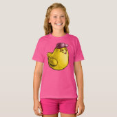 Schattige kipontwerp - Funny Yellow Chick Easter T-shirt (Voorkant volledig)