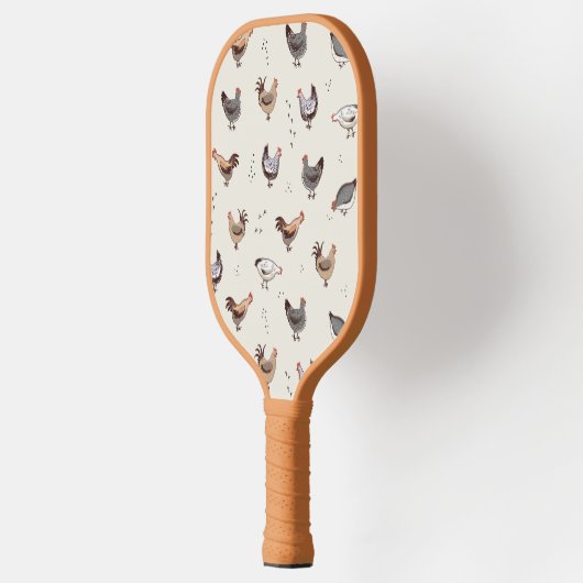 Schattige kippatroon monogram pickleball paddle (Links)