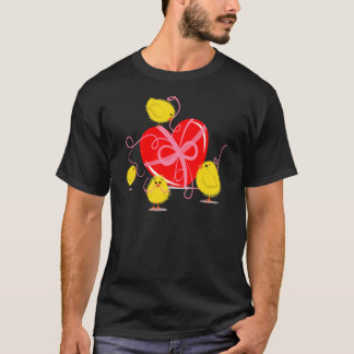 Schattige Kippen Open Hart Verjaardagsmeisje Gen A T-shirt