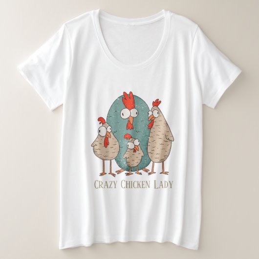schattige kippendame T-Shirt (Design voorkant)