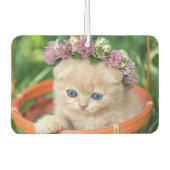 Schattige Kitten Cat Lover Luchtverfrisser (Voorkant)