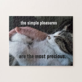 Schattige Kitten Citaten Eenvoudige Geneugten Alle Legpuzzel