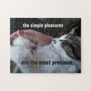Schattige Kitten Citaten Eenvoudige Geneugten Alle Legpuzzel