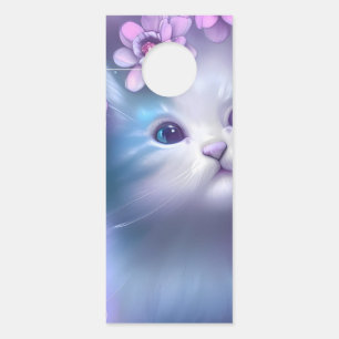 Schattige kitten deurhanger