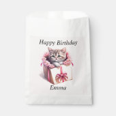 Schattige kitten in een doos Verjaardagscadeau Bedankzakje (Voorkant)