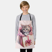 Schattige kitten in een doos Verjaardagscadeau Schort (Gedragen)