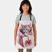 Schattige kitten in een doos Verjaardagscadeau Schort (Insitu)
