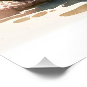 SCHATTIGE KITTEN IN KOM MET NAAM Kids Verjaardag Perfect Poster (Hoek)