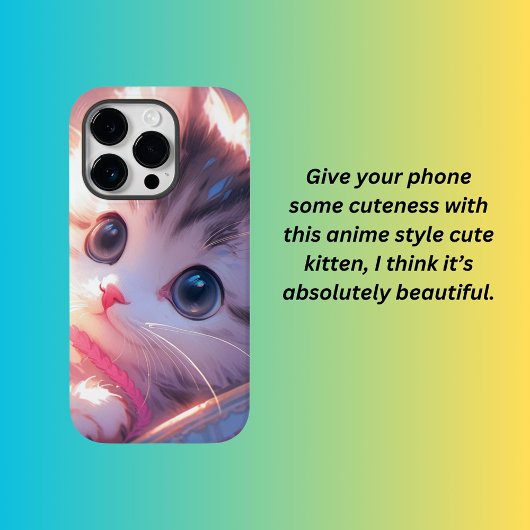 Schattige kitten iPhone / iPad hoesje