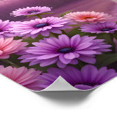 Schattige kitten met sprankelende kraag poster (Hoek)