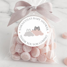 Schattige Kitten Modern Pattern Baby shower