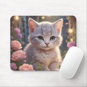 Schattige Kitten Mousepad Muismat (Met muis)
