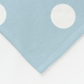 Schattige Kitten Polka Dot Elegant Fleece Deken (Hoek)