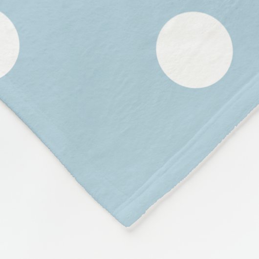 Schattige Kitten Polka Dot Elegant Fleece Deken (Hoek)