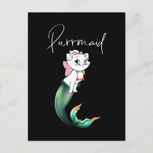 Schattige Kitten Purrmaid – Leuke Zeemeermin Cat D Briefkaart (Voorkant)