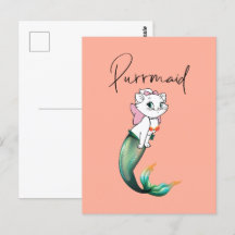 Schattige Kitten Purrmaid – Leuke Zeemeermin Cat D