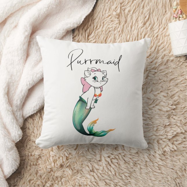Schattige Kitten Purrmaid – Leuke Zeemeermin Cat D Kussen (Deken)