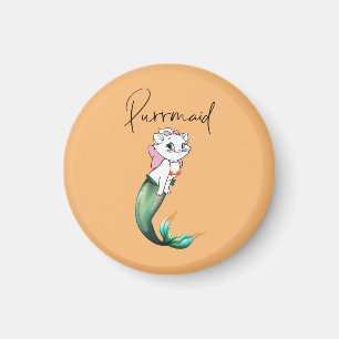 Schattige Kitten Purrmaid – Leuke Zeemeermin Cat D Magneet