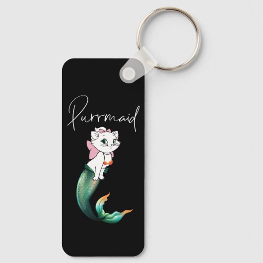Schattige Kitten Purrmaid – Leuke Zeemeermin Cat D Sleutelhanger (Achterkant)