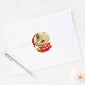 Schattige Kitten Stickers die Kerstliederen Zingen (Envelop)