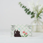 schattige kitten visitekaartjes (Staand voorkant)