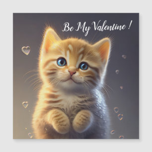 Schattige Kitten wil je Valentijn zijn