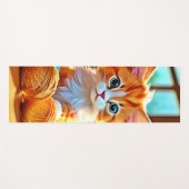 Schattige kittengaren yogamat (Voorkant (horizontaal))