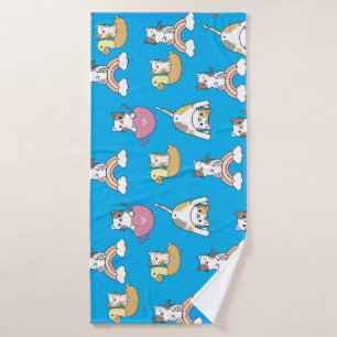 Schattige Kittenkatten Badhanddoek