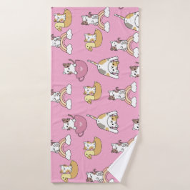 Schattige Kittenkatten Badhanddoek