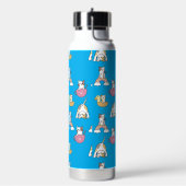 Schattige Kittenkatten Waterfles (Links)