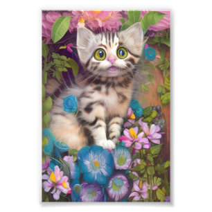 Schattige Kittens 10 Foto Afdruk