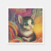 Schattige Kittens 1 Servet (Voorkant)