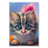 Schattige Kittens 3 Foto Afdruk (Voorkant)