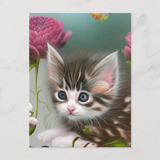 Schattige Kittens 4 Briefkaart (Voorkant)