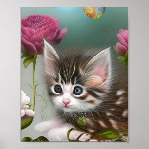 Schattige Kittens 4 Poster