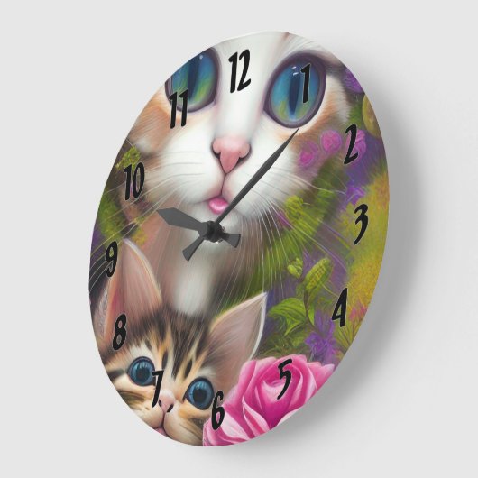 Schattige Kittens 8 Grote Klok (Hoek)