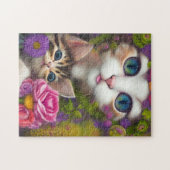 Schattige Kittens 8 Legpuzzel (Horizontaal)