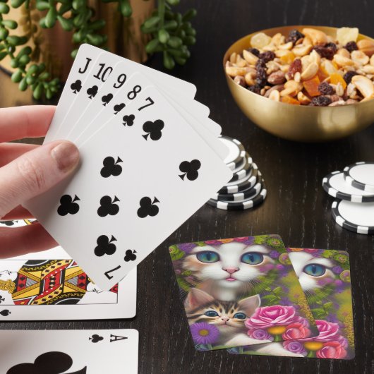 Schattige Kittens 8 Pokerkaarten (Insitu)