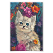 Schattige Kittens 9 Foto Afdruk (Voorkant)