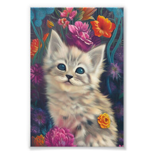 Schattige Kittens 9 Foto Afdruk