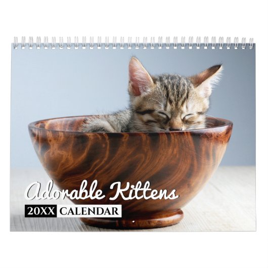 Schattige Kittens-fotokalender Kalender (Hoes)