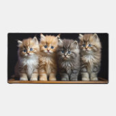 Schattige kittens harige Purry Friends Bureaumat (Voorkant)