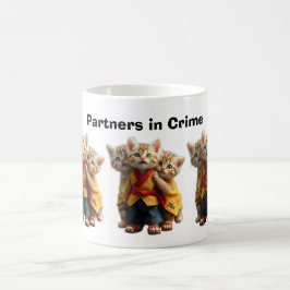 🐱 Schattige Kittens in bijpassende outfits - Scha Koffiemok