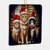 Schattige Kittens Keramisch Ornament (Rechts)